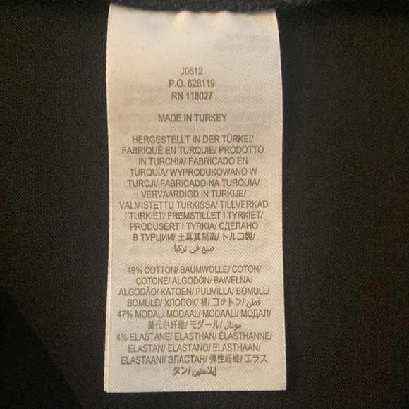 Boden Cuffed Drawstring Black Jogger Lounge pants XL - Picture 8 of 10